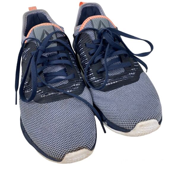 Reebok Print Run 3.0 Sneakers Running Shoes Navy Blue Womens Sz 7 Athletic - Picture 7 of 15